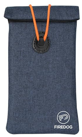 FIREDOG Faraday Tasche für Autoschlüssel und Handy, Schlüsselsignalblockiertasche, Anti-Diebstahl-Autoschutz, Handy-WLAN/GSM/LTE/NFC/RFID/Keyless Entry Fob Signalblockiertasche (blau)