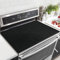 Stove Top Covers for Electric Stove 28 x 20,Silicone Stove Cover Mat Stove Top Protector,450°F Heat Resistance for Glass Stove Top,Dish Drying Mat for Kitchen RV Cooktop Protector (Black)