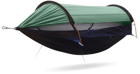 Anti Roll Anti Roll Hamacas Sombrilla Al Aire Libre con Mosquitera Hamaca De Camping Anti Side sobre Sombrilla Mecedora