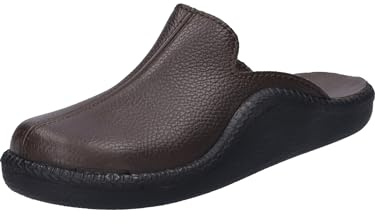 Josef Seibel Herren Pantoffeln Monaco 202 G, Männer Hausschuhe,Weite H (Weit),Freizeitschuhe,bequem,Schlupfschuhe,Slides,Mocca,49 EU