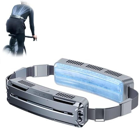Xasbseulk Waist Fan Rechargeable - Portable Adjustable Belt Fan | Hands- Wearable Body Fan, Rechargeable Belt Fan With 3 Speed For Working Hiking