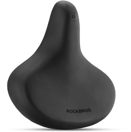 ROCKBROS Fahrradsattel Bequemer Fahrrad Sattel Ergonomischer Breiter für BMX MTB Rennrad komfortabel
