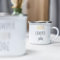 Emaille Tasse »Camper Familie« (Diadem - 160ml) - Stilvoll schöne Camper Tasse mit Retro-Charme für kleine Abenteurer