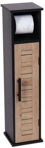 Meuble réserve et dérouleur WC Bergen MDF 1 Porte