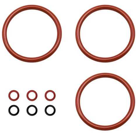 Dichtungsringe Dichtungen für Brüheinheit Siemens EQ6 - Dichtungen O-Ring Kompatibel mit EQ5 EQ6 EQ6 Plus EQ7 EQ8 & Gaggenau & Bosch & Neff | Dichtungsring Set für Kaffeemaschinen Brüheinheit (9 PCS)