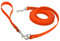 Petbo 5m Kurze Biothane Schleppleine 19mm mit abnehmbaren Kurzführer (ohne Handschlaufe/Kein Verheddern) Extra Breite 19mm für alle Hunde (Orange - Biothane)
