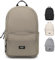LARKSON Schulrucksack Mädchen & Jungen Teenager Grau - No 3 - Rucksack Damen & Herren für Schule - 16 Laptopfach - Aus Recyceltem PET - Wasserabweisend
