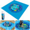 RunNico Tragbare Baby-Strand-Pool-Decke für Kleinkinder, mit Wassertasche, faltbar, für Jungen, Mädchen, Kinder, Kleinkinder, Outdoor, Sommer, Urlaub, 18 x 180 cm