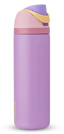Owala Disney Princess FreeSip Insulated Stainless Steel Water Bottle with Straw for Sports and Travel, BPA-Free Sports Water Bottle, 24 oz, Rapunzel