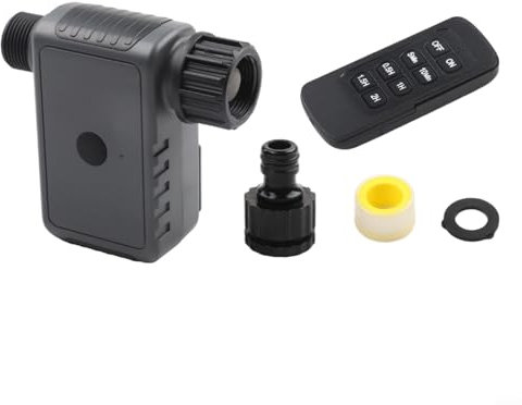 ARMYJY Garden Irrigation Timer System, Remote Control Water Valve Controller With 6 Modes IP55 Waterproof Design For Outdoor Use 50M Range
