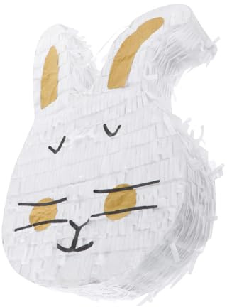 WEKAMOS Osterpiñata Hase aus Papier Hasen Piñata Kinderparty mit Süßigkeitenfüllung Osterparty Dekoration
