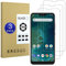 X-Dision [3 Piezas Compatible con Protector de Pantalla Xiaomi Mi A2 Lite,Película Protectora 2.5D[Dureza 9H,Compatible con Estuches,A prueba Roturas] Premium Película Vidrio Templado