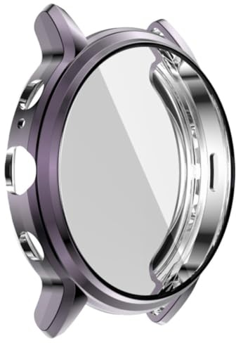 Hemobllo Hülle Kompatibel für Fossil Gen 5 Carlyle HR - TPU-Schutzhülle mit Displayschutzfolie Kratzfeste Schutzhülle Stoßfeste Schutzabdeckung Hülle Uhrenstoßstange Smartwatch-Zubehör
