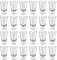 Wellgro Lot de 24 verres à liqueur de 5,7 cl (diamètre x hauteur) - 5,2 x 8,8 cm (diamètre x hauteur) - Verre transparent - Résistants - Fabriqués en Italie