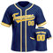 Personalisiertes Baseball Trikot 3D Stickerei/Druck Trikot Shirt mit Deinem Namen und Nummer Hip-Hop-Sportuniform für Herren Damen Kinder Fantrikot Marine