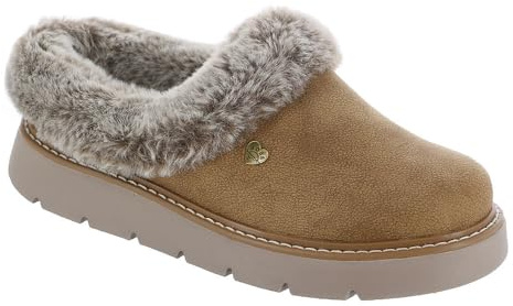 Skechers Femme Keepsakes Lite Cozy Blend Slippers, Chestnut Textile, 37 EU