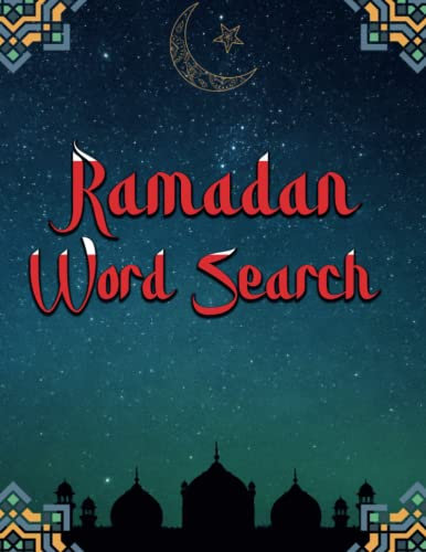 RAMADAN WORD SEARCH: Large Print Puzzle Book for Adults and Seniors, Ramadan Gifts For Puzzle Lovers