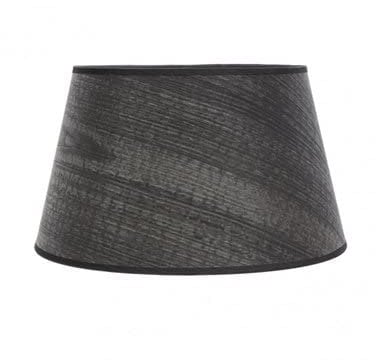 FABRILAMP - Lampenschirm Salma E27 Schwarz Holz 45dx35dx30h Offen Konisch - FAB 178314509