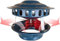 UZOURI Extractor Humo para El Hogar, Extractor De Humos De Chimenea, Ventilador De Escape para Chimenea para Chimenea/Leña/Quemador De Leña En La Azotea C