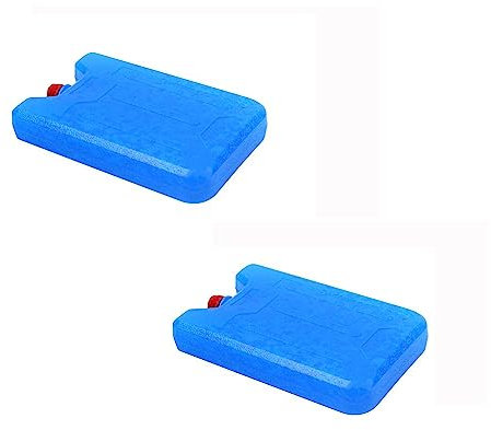 AIYING Glace 600ml, 2/3/5/8 Pièces Accumulateur Froid pour Glaciere, P-ains Glace Blocs Réfrigérants pour Sac Isotherme, Éléments Refroidissement Bloc Glace pour Climatiseur Pique-niques