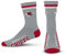 FBF - Offizielle NFL 2 Streifen Erwachsene Unisex Team Logo & Farben Crew Kleid Socken Schuhe für Männer und Frauen Game Day Bekleidung, Kansas City Chiefs, Large