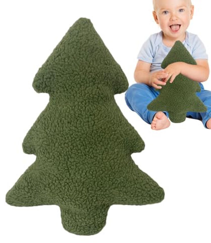TCRAZY Weihnachtsdeko Kissen | Schönes Weihnachtsbaum-Winterkissen | Winter-Weihnachtskissen, Feiertagsparty-Kissen für Wohnzimmer, Couch, Zuhause