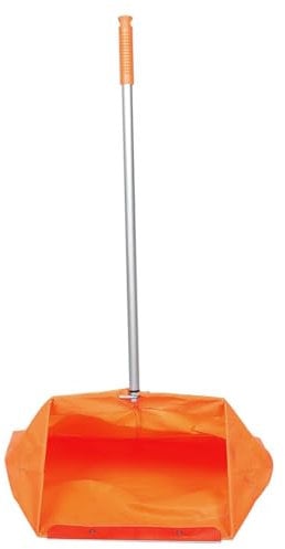 Recogedor vertical | Bandeja de barrido resistente | Barredora de residuos con mango ergonómico, recogedor vertical de gran capacidad, barredora de residuos domésticos con bolsa para cocina,