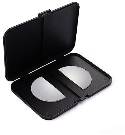 OuShiun Stick-on Bifocal Reading Lenses, Adhesive Magnification for Sunglasses Goggles, Reusable, No Water Needed,1.5