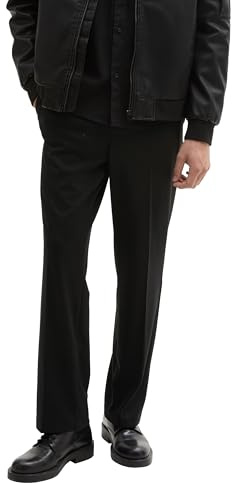 TOM TAILOR Denim Herren Loose Fit Piqué Hose