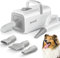 Pecute Asciugatore per Cani Blower Molto Silenzioso, Soffiatore per Cani a velocità Regolabile - con modalità Caldo/Freddo, Phon Cane con 4 Diversi ugelli, Tubo Elastico e Spazzola la Cura