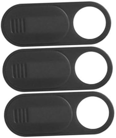 Angoily 3pcs Webcam Cover Slide Privacy Protector for Model 3/y Interior Lens, Ultra-thin Black Cabin Camera Cover for Car Accessories