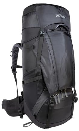 Tatonka Yukon 50+10 - Trekkingrucksack mit Frontzugriff, verstellbarem Rückensystem, extra Bodenfach, Regenhülle und 60 Liter Volumen