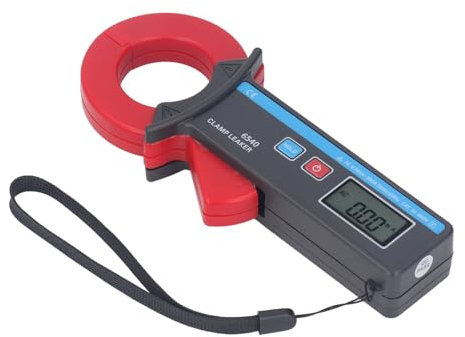 Ampèremètre de Fuite à Pince, Multimètre de Tension DC/AC pour la Mesure de Puissance, Compteur de Courant de Fuite de Haute Précision 0,00 MA-300,0 A