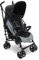 My Babiie MB02 Stroller - from Birth to 4 Years (22kg), Lightweight & Compact Umbrella Fold, Travel Buggy for Toddlers - Black & Grey
