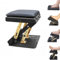 Fußstütze Schreibtisch Ergonomischer Höhenverstellbar Fußhocker: Fußablage mit Massagefunktion 4 Verschiedene Höhenpositionen für Büro Zuhause Reise (grau)