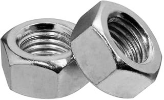 25 Stück Sechskantmuttern DIN 934 ISO 4032 galv. verzinkt 8 metrische Sechskantmutter M3,5
