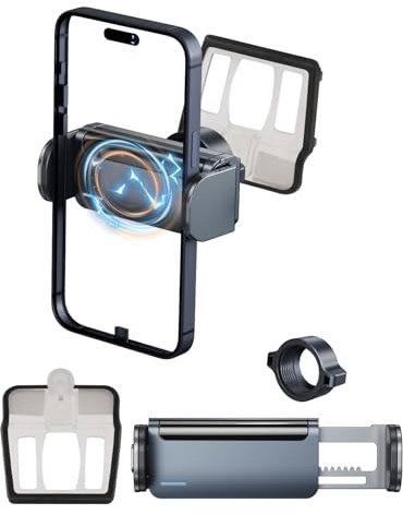 YEE PIN Supporto per cellulare compatibile con BMW X1 2016-2022, rotazione a 360°, blocco automatico, compatibile con smartphone da 4-7 pollici, accessori per auto X1