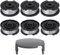 Rasentrimmer Spule Kompatibel mit Bosch Easy GrassCut18-230 Rasentrimmer, 6 Stück Ø1.6mm-4m Länge Fadenspule F016800569 & F016800385 und Spulenabdeckung F016F05320