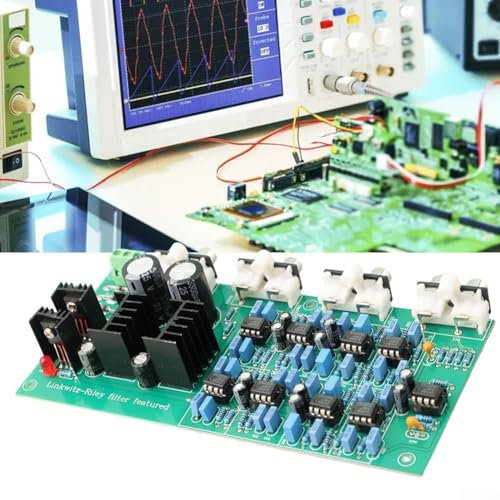 HOHOVYVY 3-Wege Frequenzweiche Platine Mit Einstellbaren Übergangsfrequenzen Für Audioverteilung 310Hz/3.1kHz