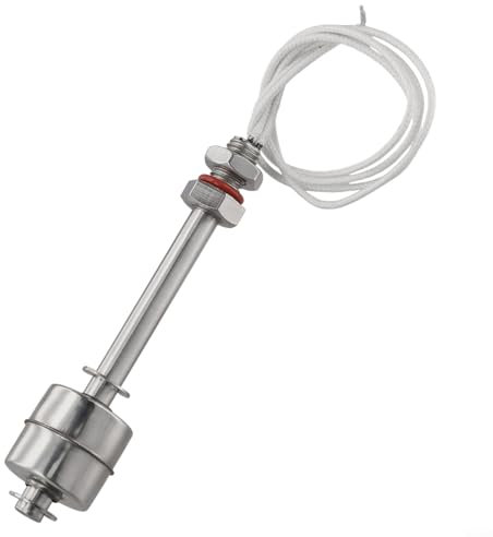Interrupteur à flotteur vertical 100 mm en acier inoxydable pour une détection fiable du niveau d'eau