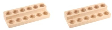 KSJOAIDDE 2 x Halter für ätherische Öle, für 12 (15 ml) Flaschen, zwei Ebenen, für den Heimsalon