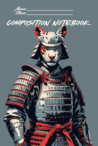 Tiger Samurai Composition Notebook