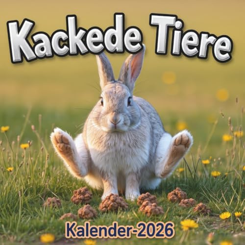 Kackende Tiere Kalender 2026 : Ein lustiger Tierkalender voller witziger Momente für Humor-Fans