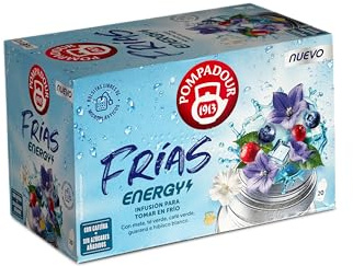 Pompadour - Té Frío - Frías Energy - Complemento Alimenticio - 20 Bolsitas