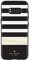 Kate Spade New York Hardshell Schutzhülle Case für Samsung Galaxy S8 - Streifen 2/Gold Folie/Schwarz/Creme