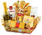 Italienischer Präsentkorb Merlino Weihnachtskorb Italienische Speisen und Wein Spezialitäten - Insgesamt 7 Artikel Geschenkkorb aus Italien - Feinkost Geschenkkorb