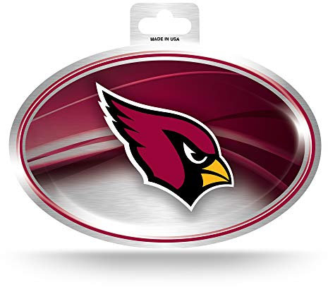 NFL Arizona Cardinals Metallic Team Logo Sticker