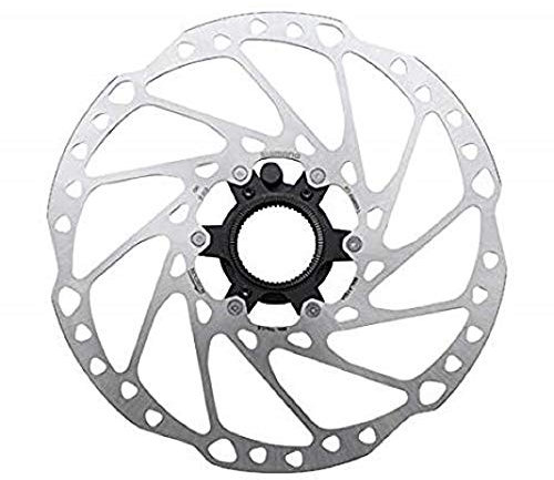 SHIMANO Unisex – Erwachsene RT-EM600 Bremsscheibe, Silber, 203 mm