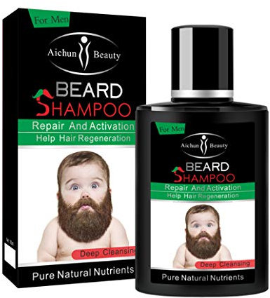 AICHUN BEAUTY Barbe Croissance des Cheveux Shampooing Régénération Réparation et Activation Nutriments Naturels Purs Riches en Vitamines Essence 100ml