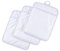 ANYI Topflappen und Ofenhandschuhe, 17,8 x 22,9 cm, hitzebeständig, Topflappen-Set, mit rutschfesten Küchenhandschuhen, 3er-Pack (weiß)
